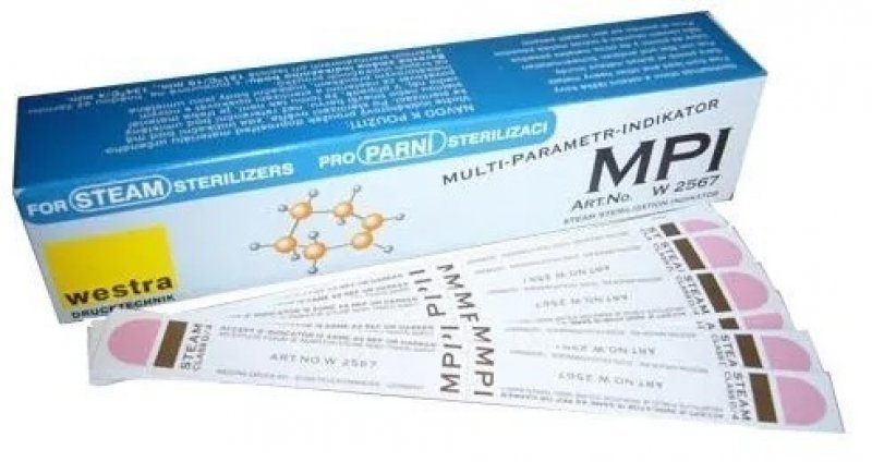 Indikátory parní sterilizace MPI (2x250ks)