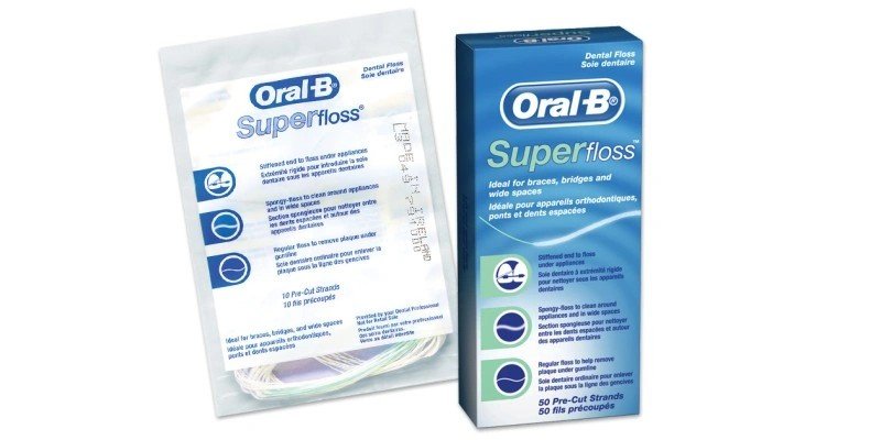 Oral-B SuperFloss nit-můstky (50 ks)