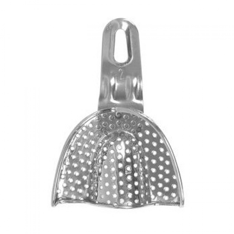 Otiskovací lžíce nerez - HX3, perforovaná, s okrajem