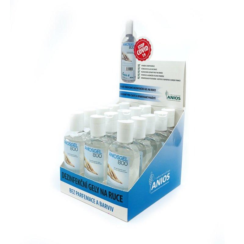 Dezinfekční gel ANIOSGEL 800, 100ml (15ks/prodejní box)