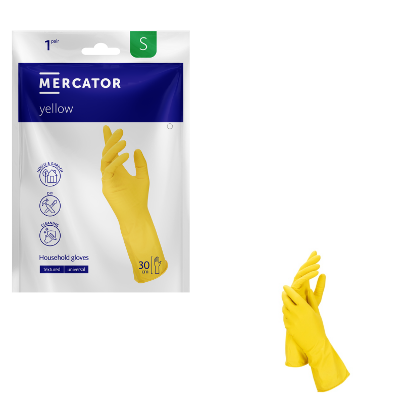 Ochranné a pracovní rukavice MERCATOR® yellow,