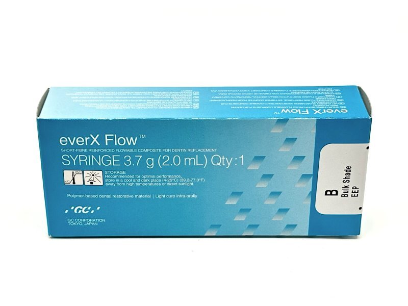 Zatékavý kompozit EverX Flow Bulk 2 ml (3,7g) ve stříkačce