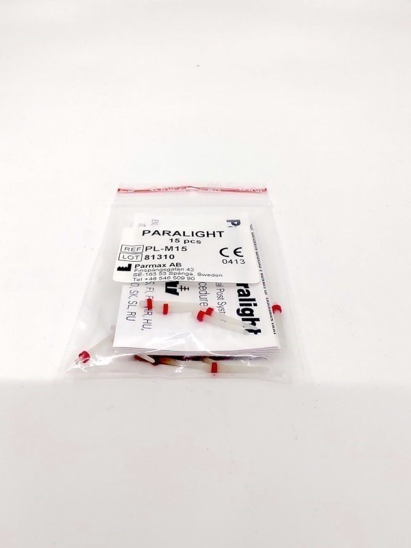 Skleněné čepy Paralight 15ks