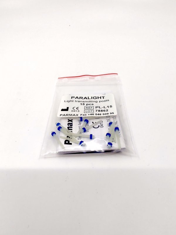 Skleněné čepy Paralight 15ks