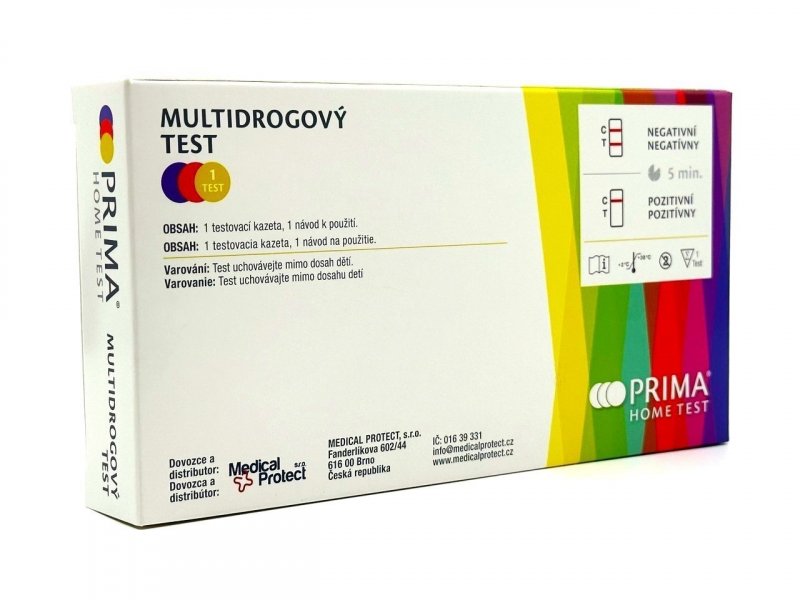 MULTIDROGOVÝ TEST - z moči (1ks/samodiagnostická souprava)