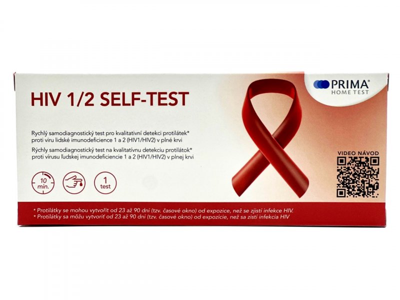 HIV 1/2 TEST - z krve (1ks/samodiagnostická souprava)